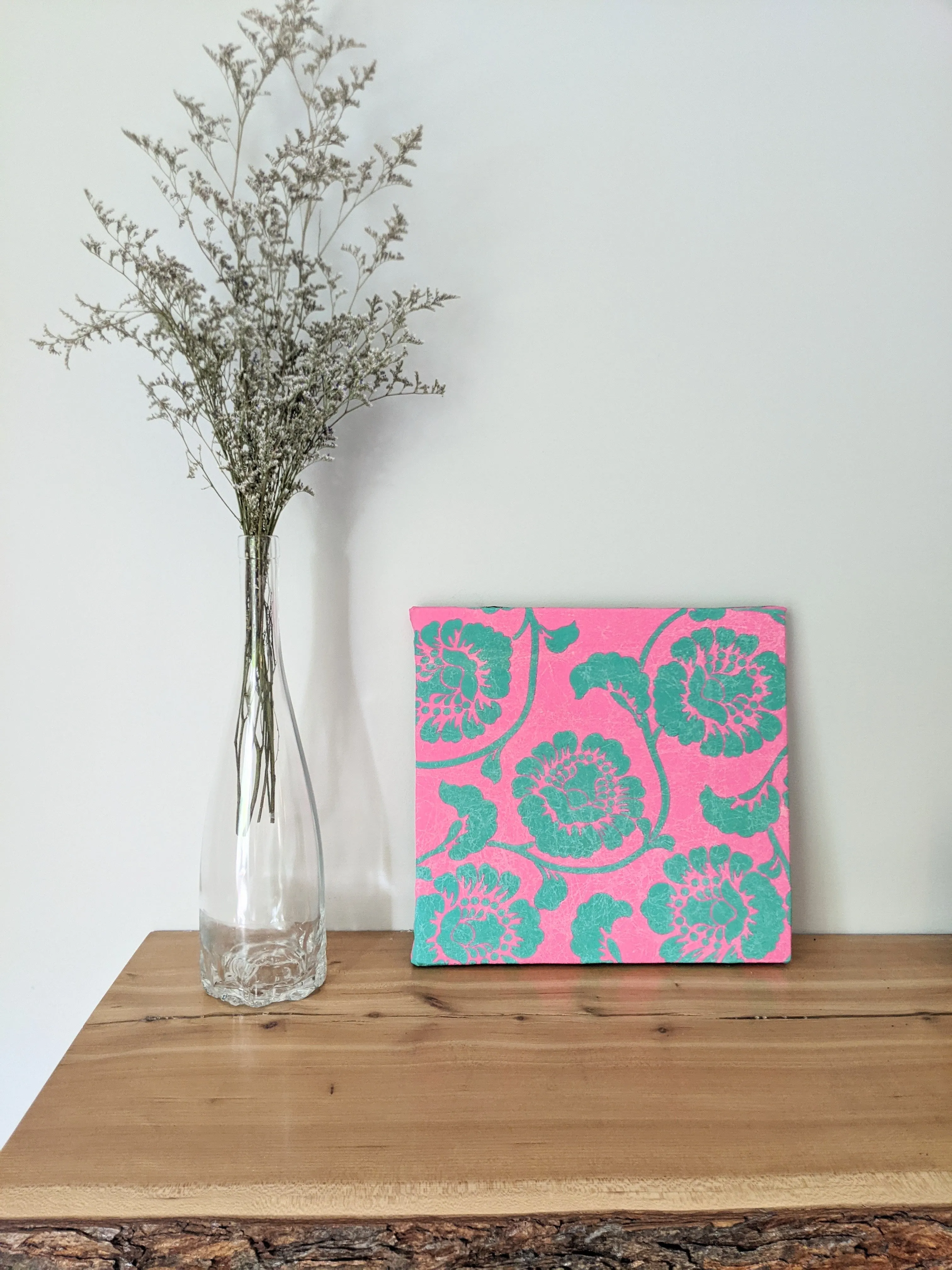Peony pink wall art