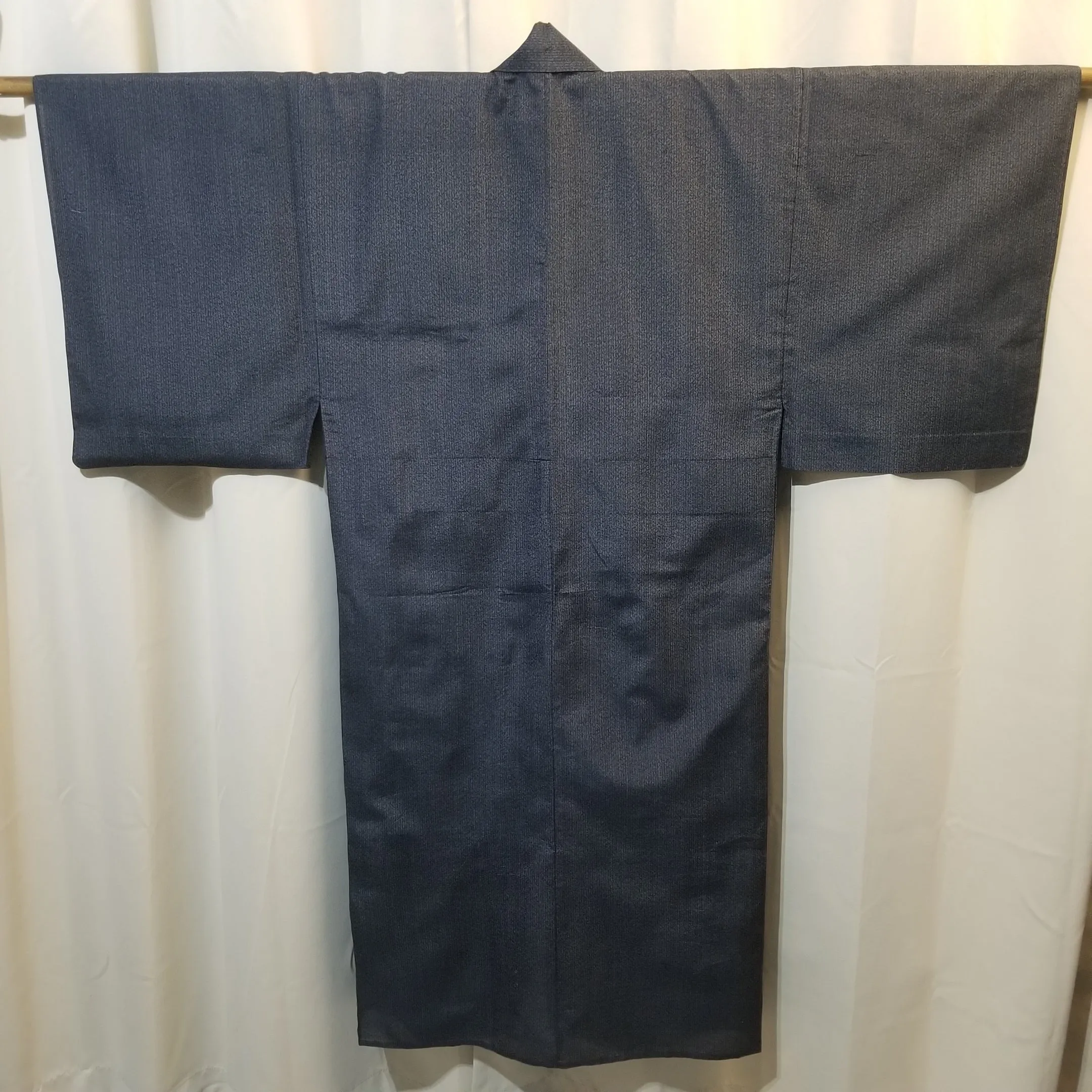 "Blue Scramble" Man's Summer Kimono