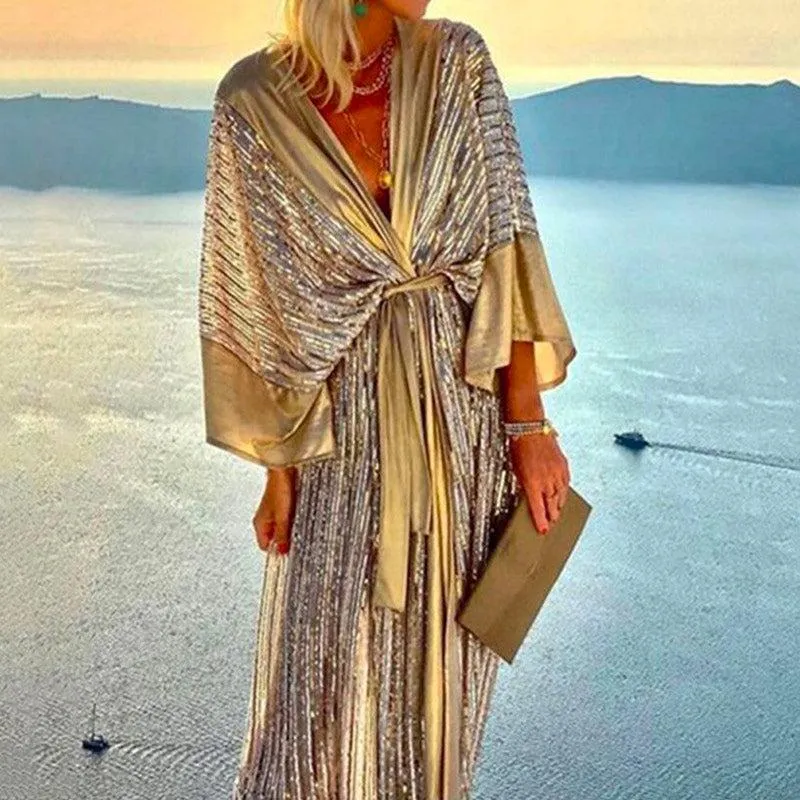 Robe de Plage Jaune