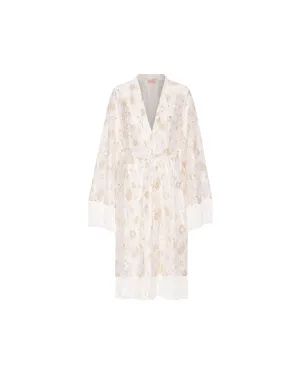 Rosa Lace Kimono - White