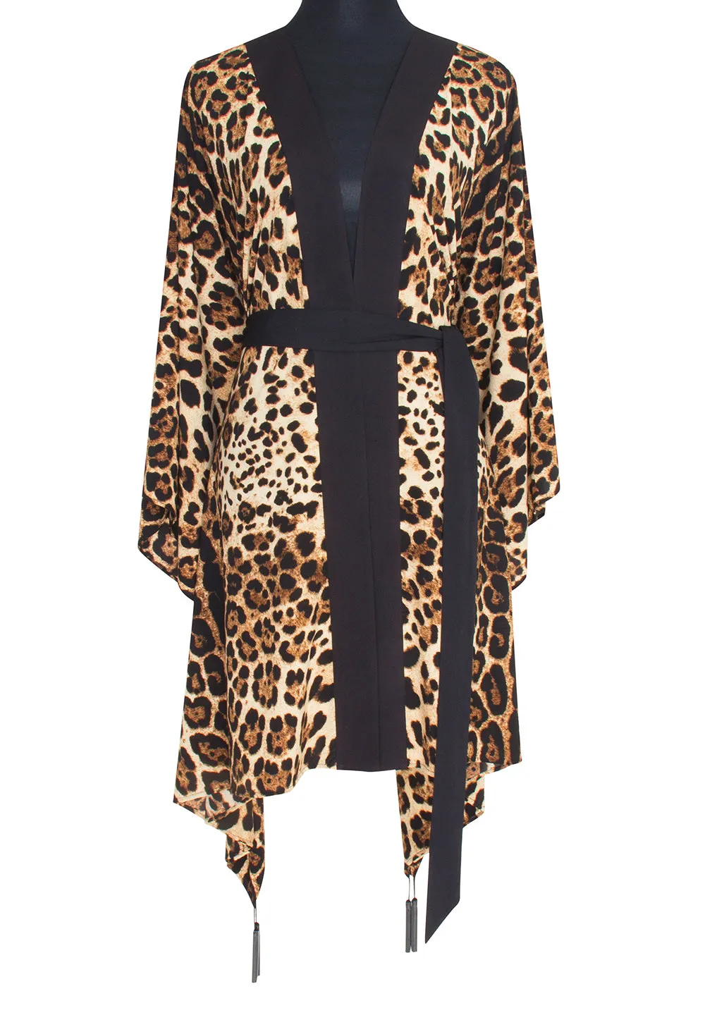 Safari - Cheetah Kimono (Black)
