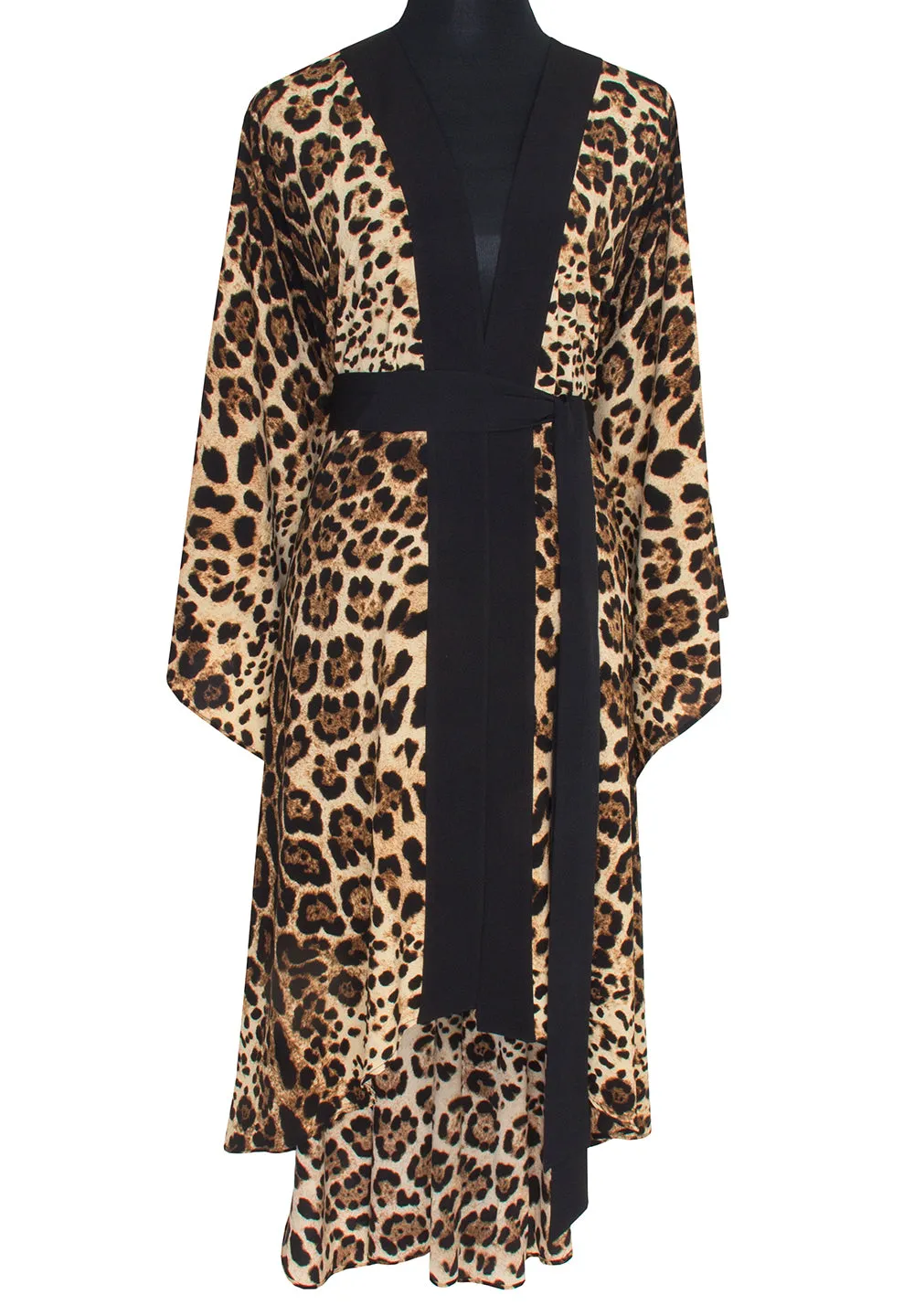 Safari - Cheetah Kimono (Black)