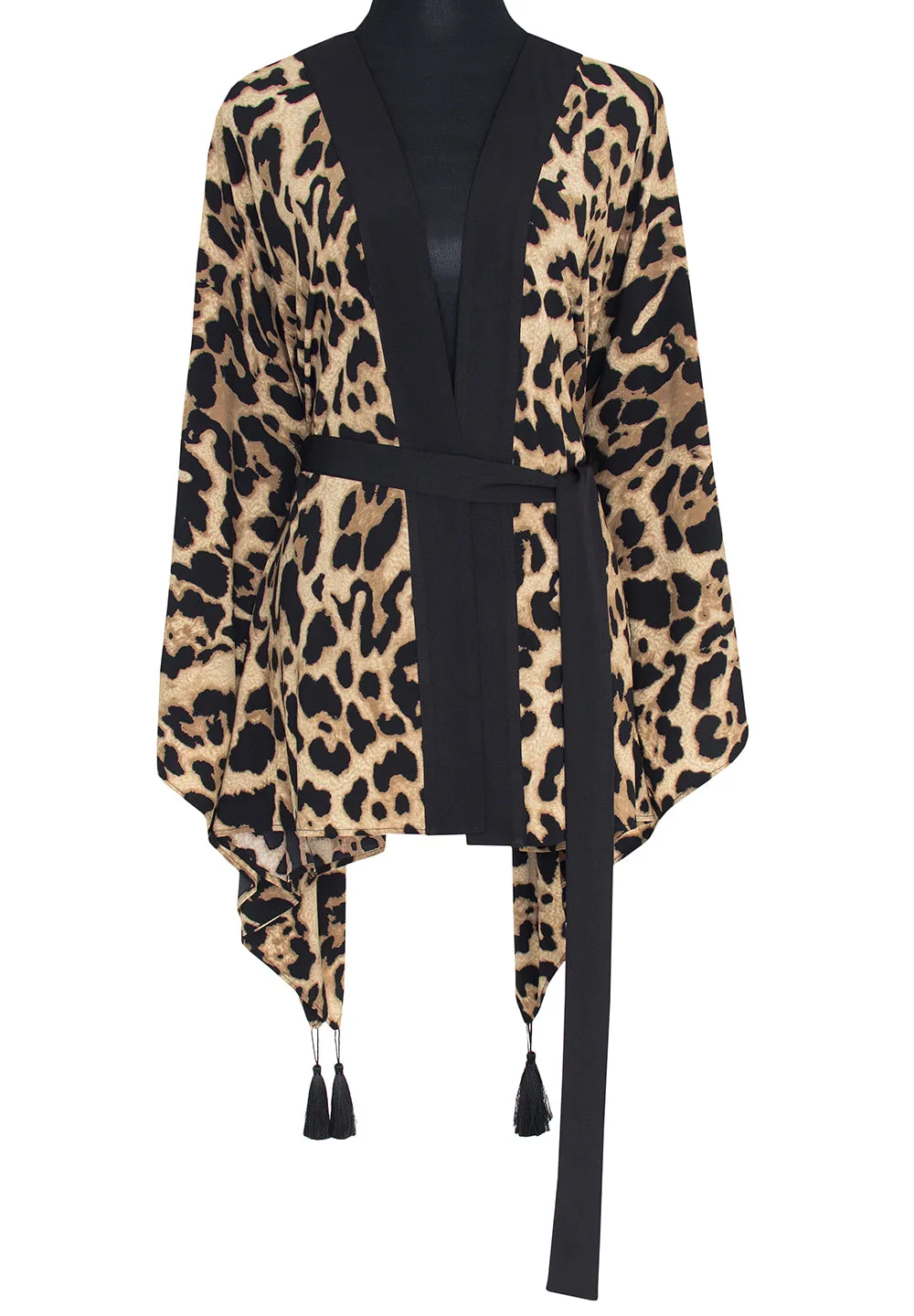 Safari - Cheetah Kimono (Black)