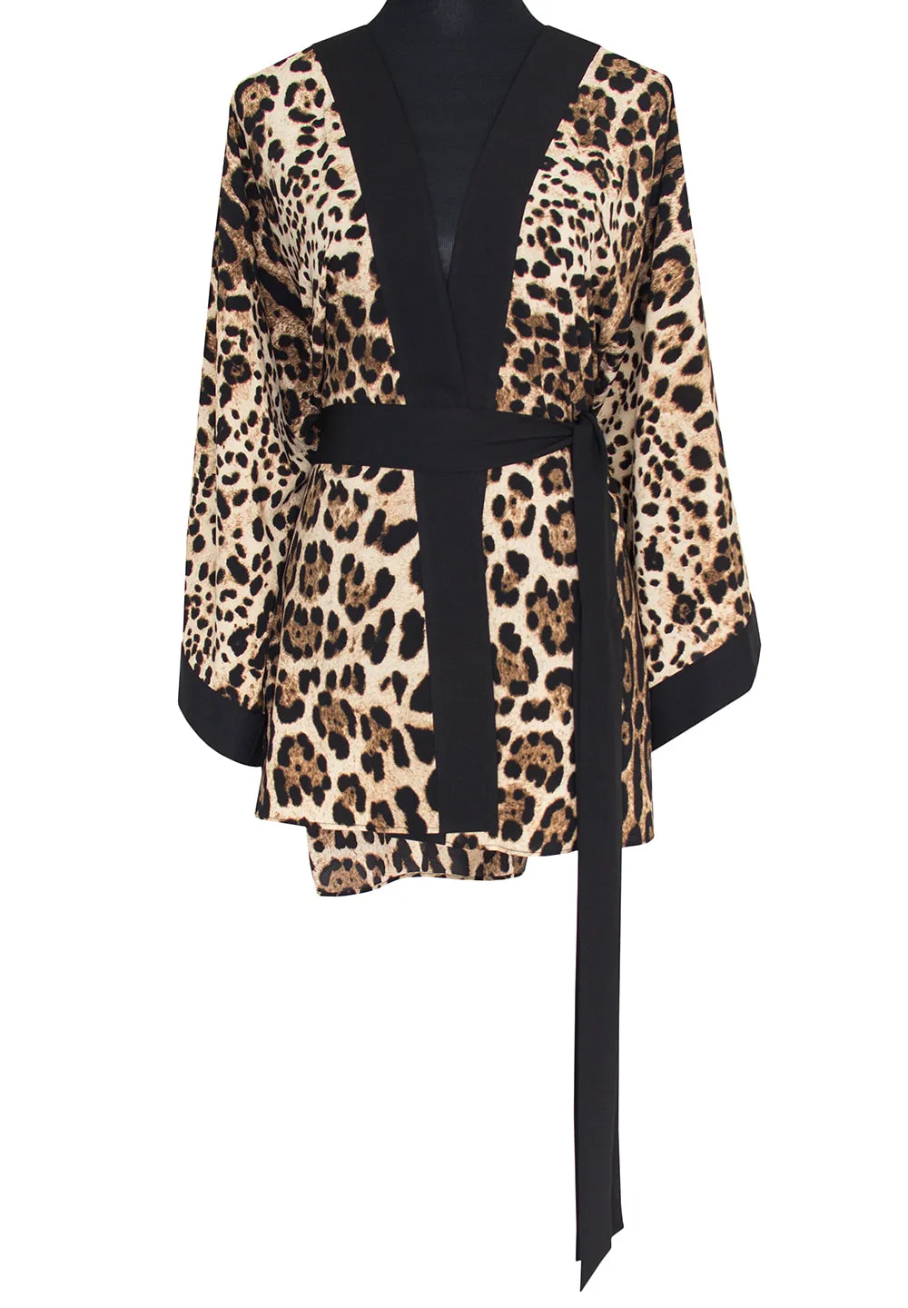 Safari - Cheetah Kimono (Black)