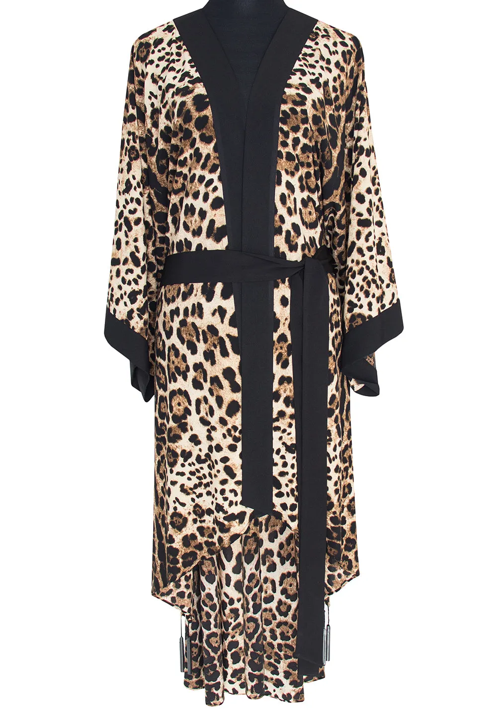 Safari - Cheetah Kimono (Black)