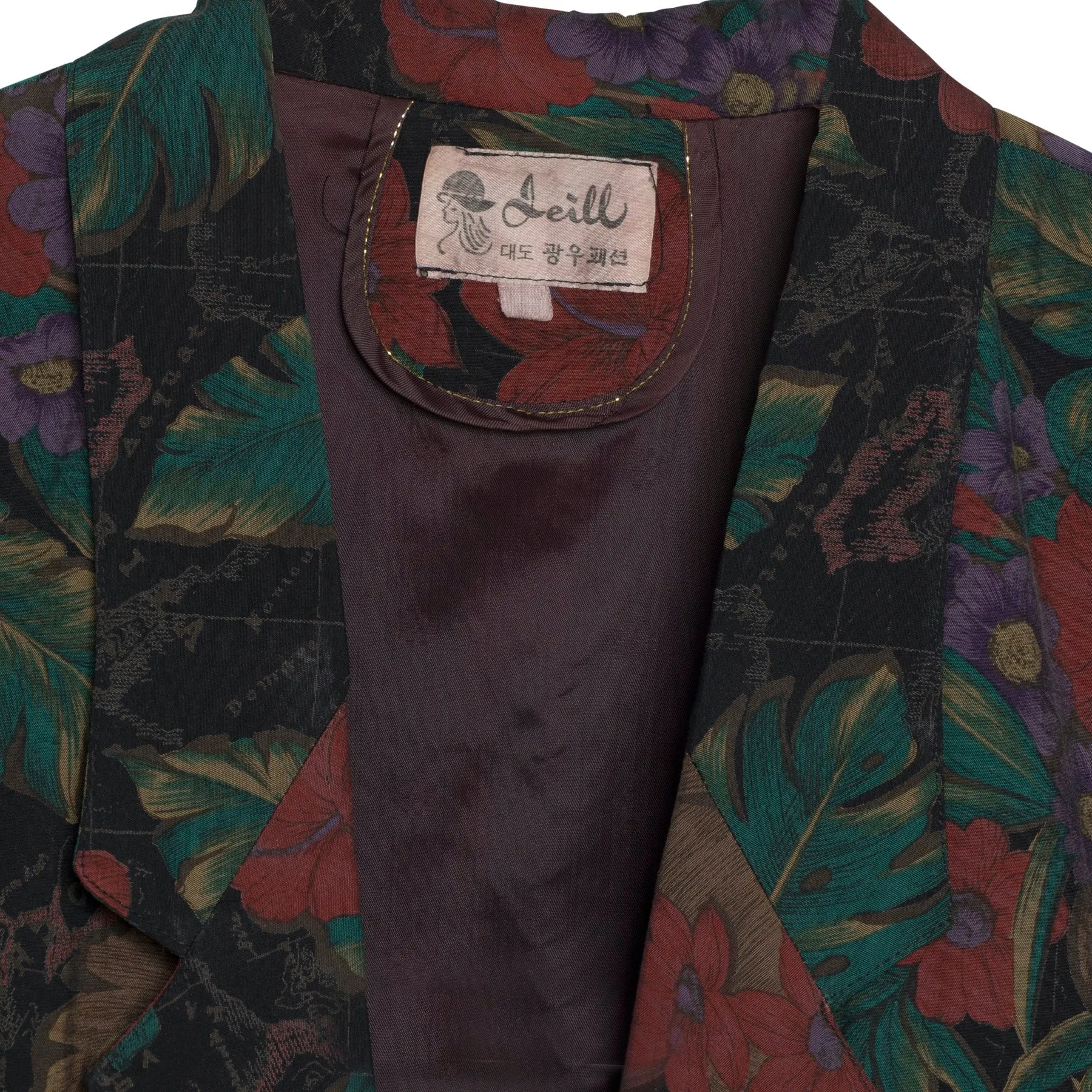 Satin Weave Low Stance Notch Lapel Kimono Jacket