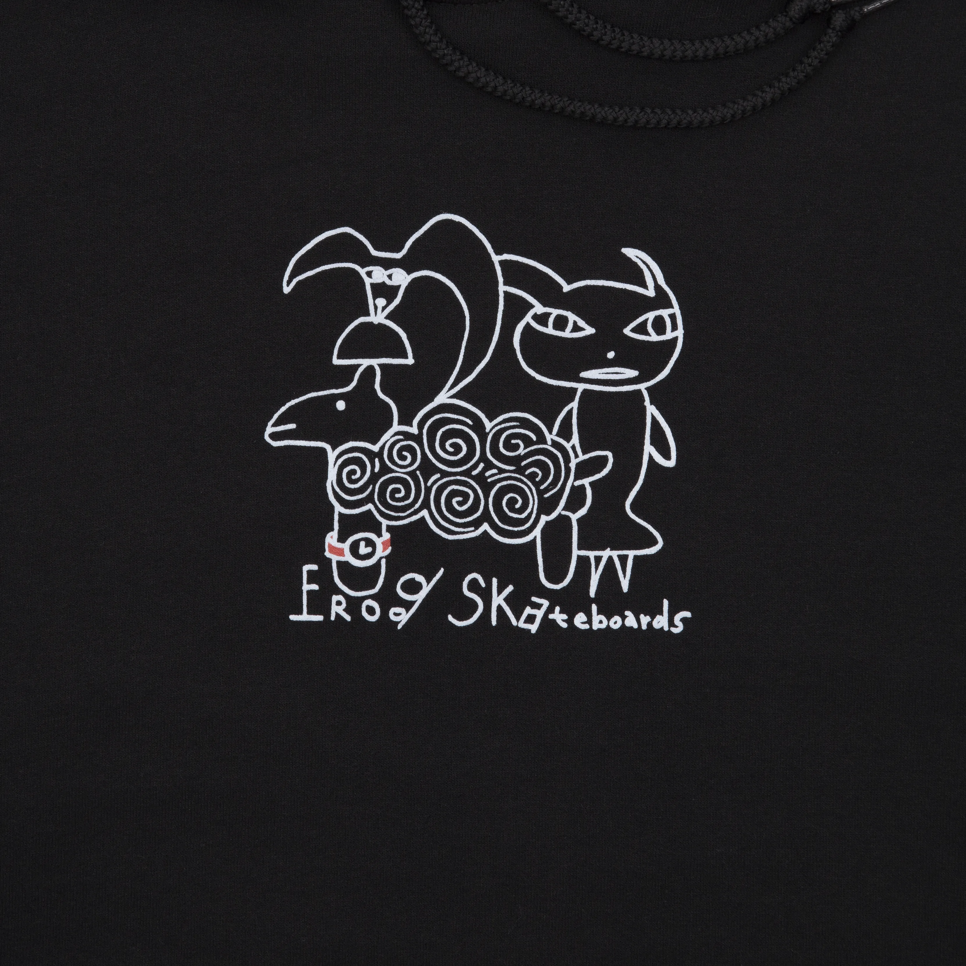 Sheep Friends Pullover, Black