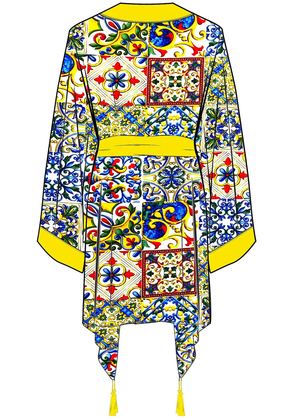 Siciliana - Dulce Kimono (Yellow)