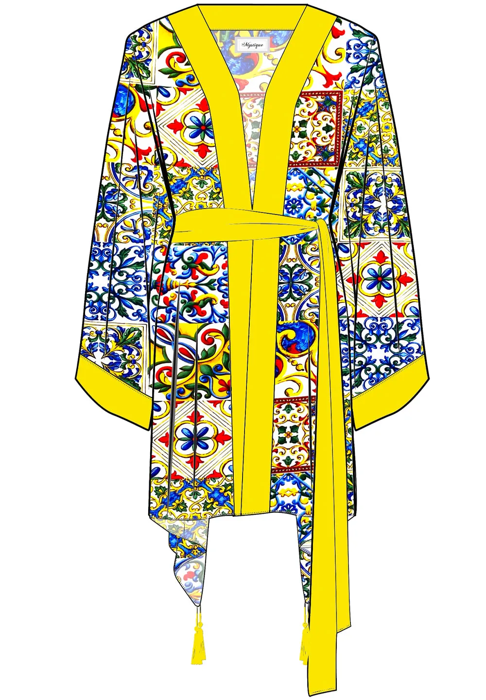 Siciliana - Dulce Kimono (Yellow)
