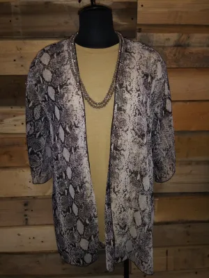 Snake Print Kimono 6183