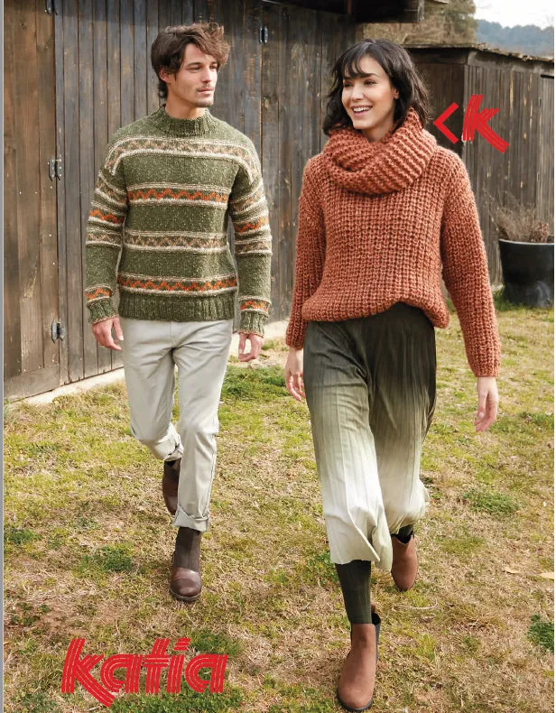 STRICKBOX: Pullover aus Winter Washi Wolle von Katia zum selber stricken