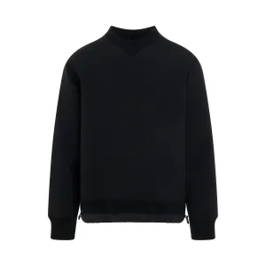 Suiting Bonding Pullover in Black