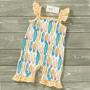 Sun and Surf Girl's romper