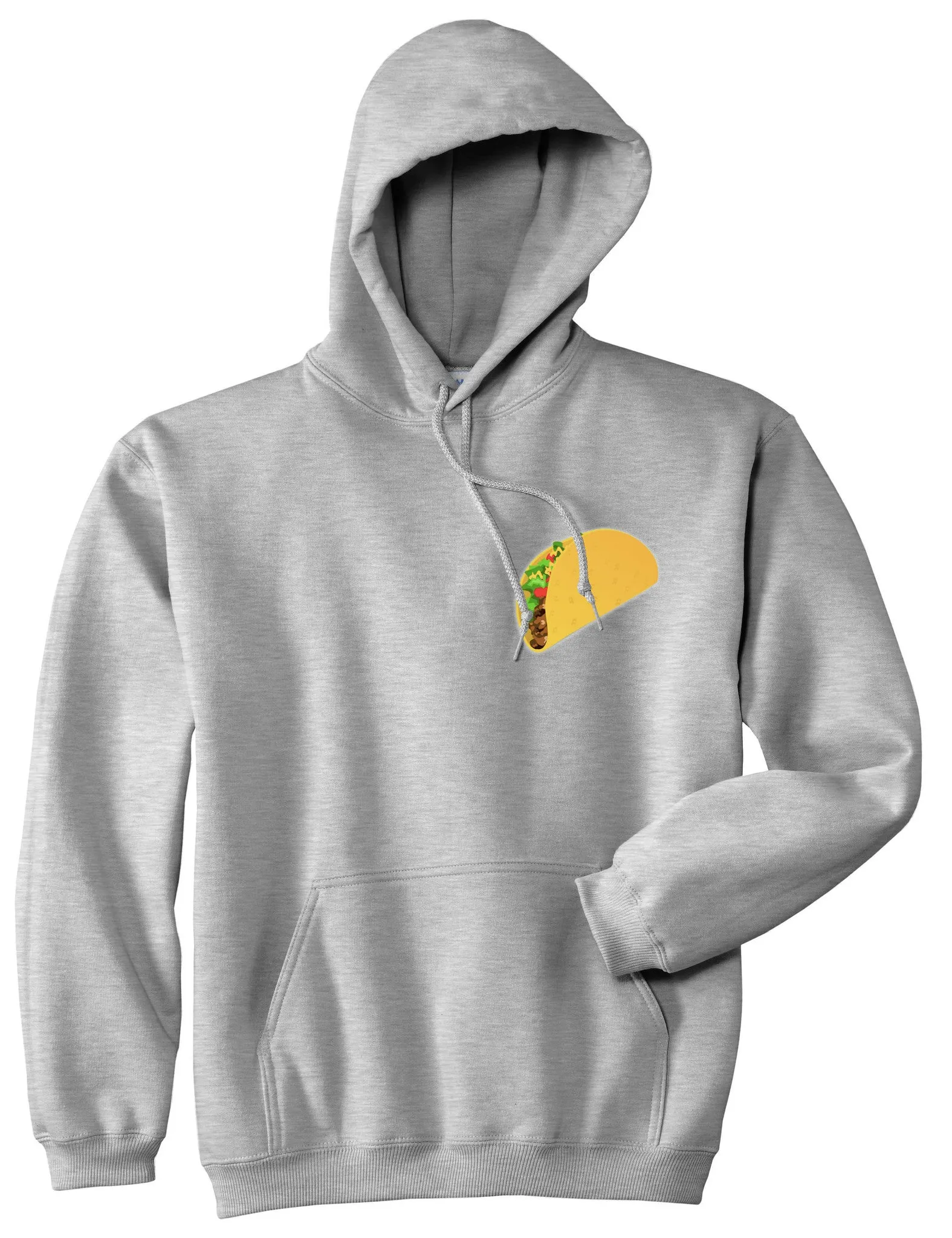 Taco Meme Chest Pullover Hoodie Hoody
