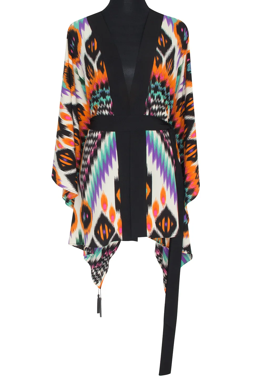 Tribal – Orange Apache Kimono Love (Black)