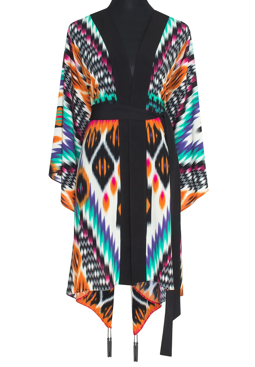 Tribal – Orange Apache Kimono Love (Black)