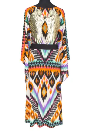 Tribal – Orange Apache Kimono Wings (Black)