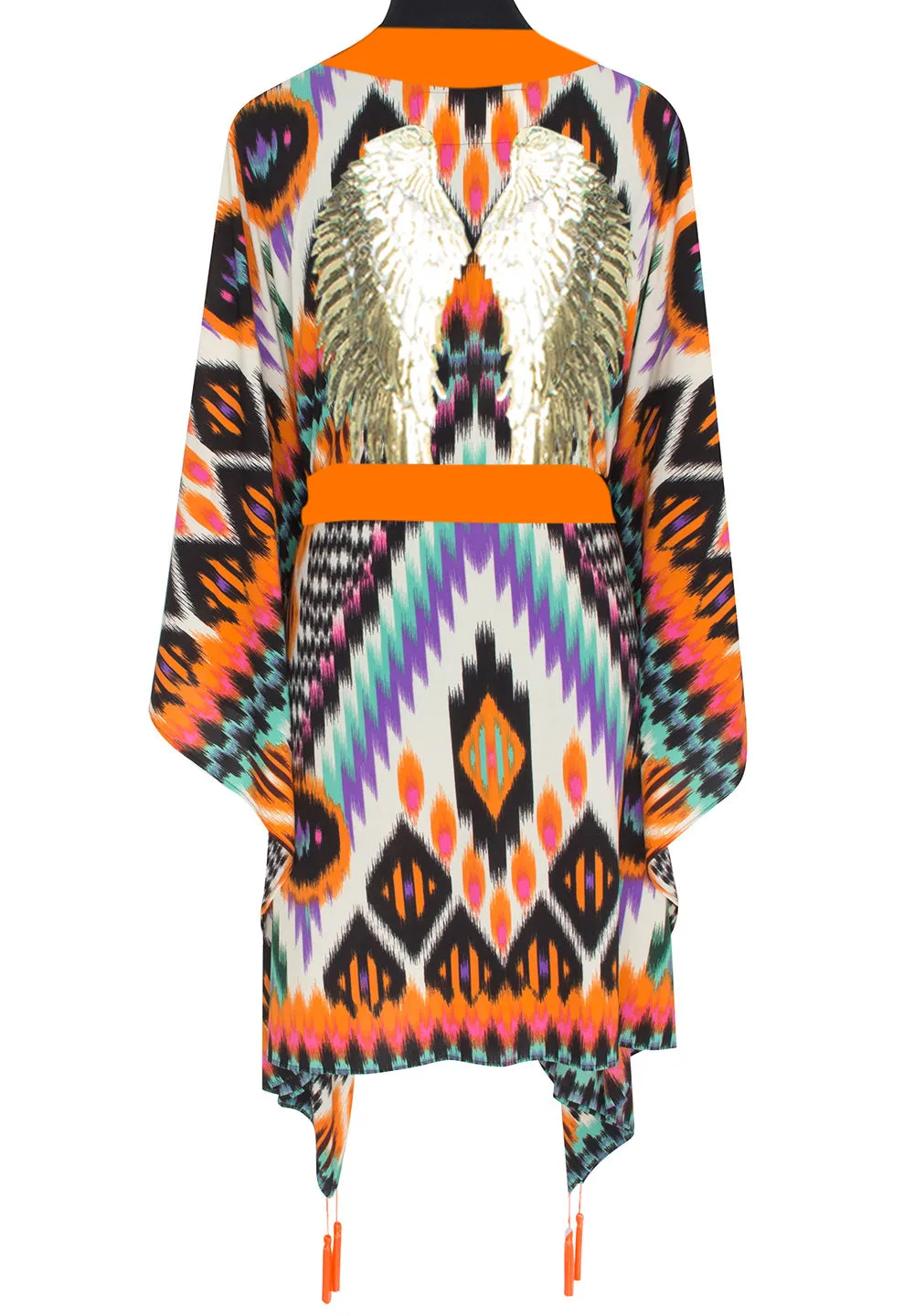 Tribal – Orange Apache Kimono Wings (Neon Orange)