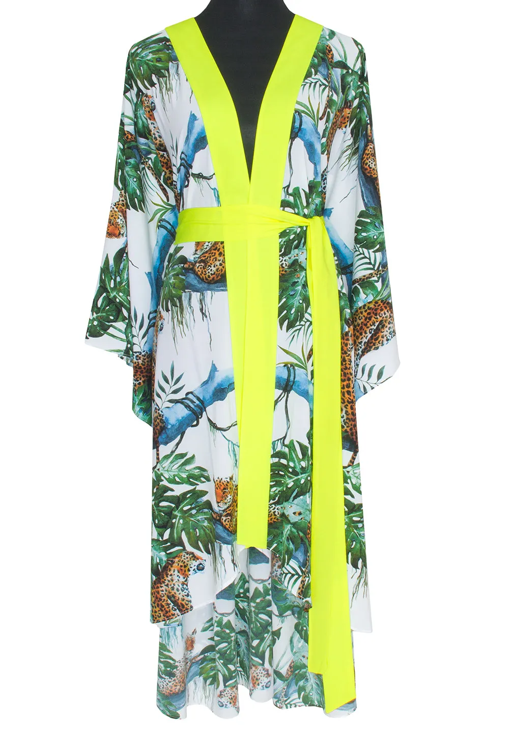 Tropics - Jaguar Kimono Panther (Neon Yellow)