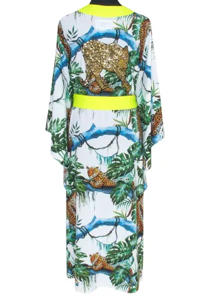 Tropics - Jaguar Kimono Panther (Neon Yellow)