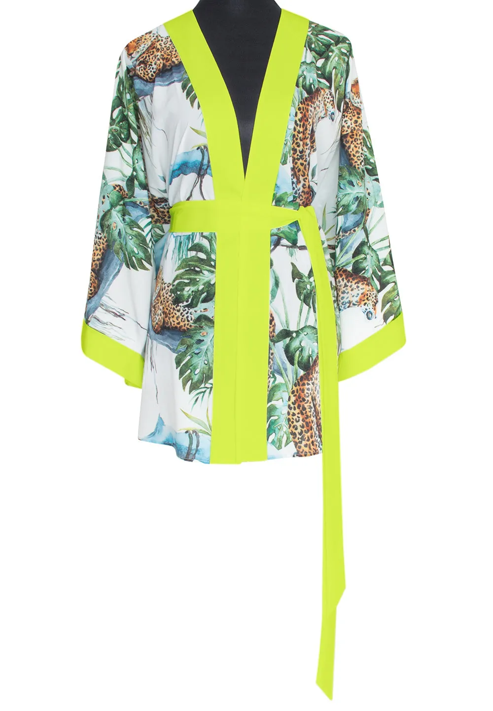 Tropics - Jaguar Kimono Panther (Neon Yellow)
