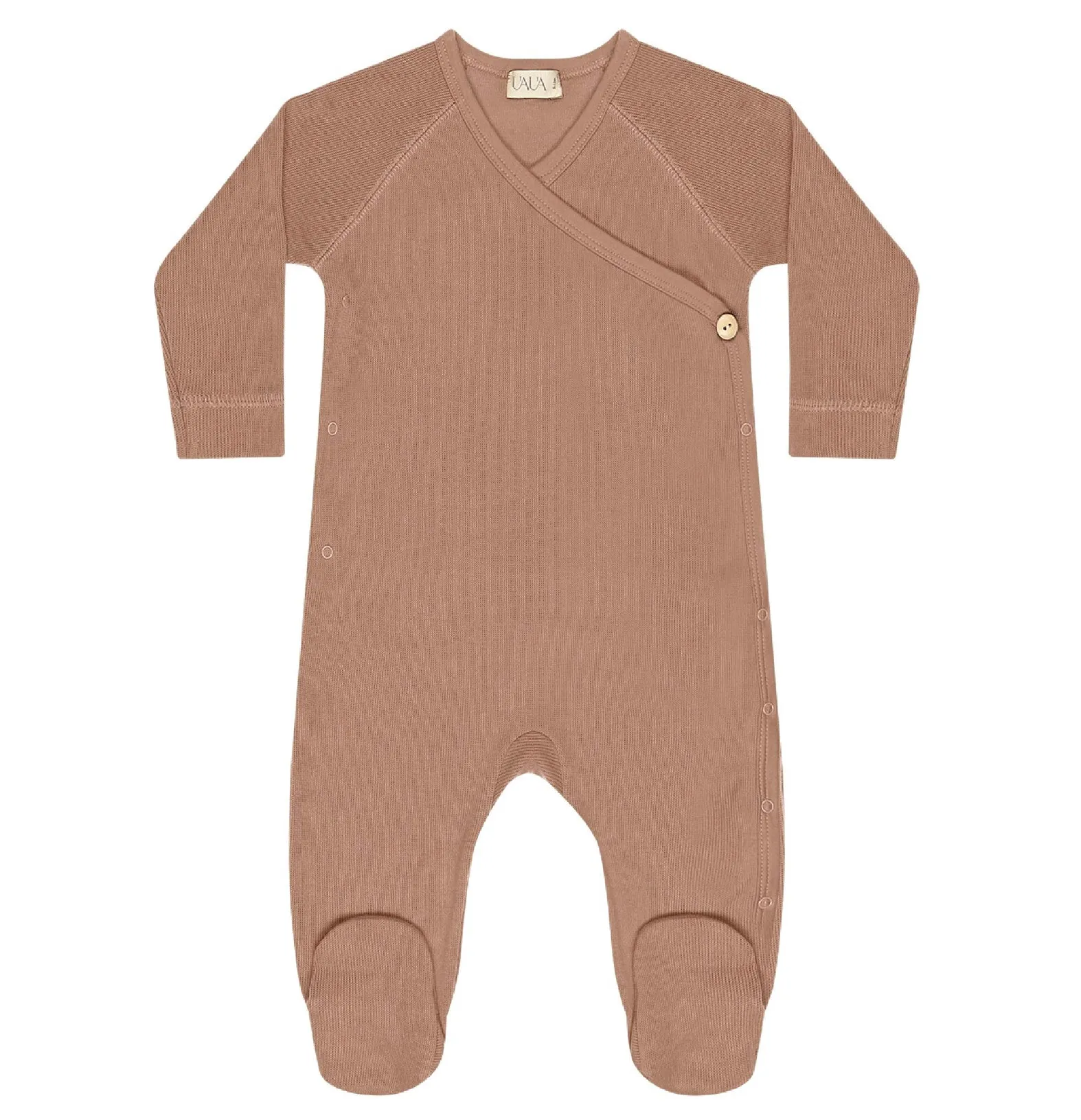 UAUA Collections Kimono Footie with Snap Button