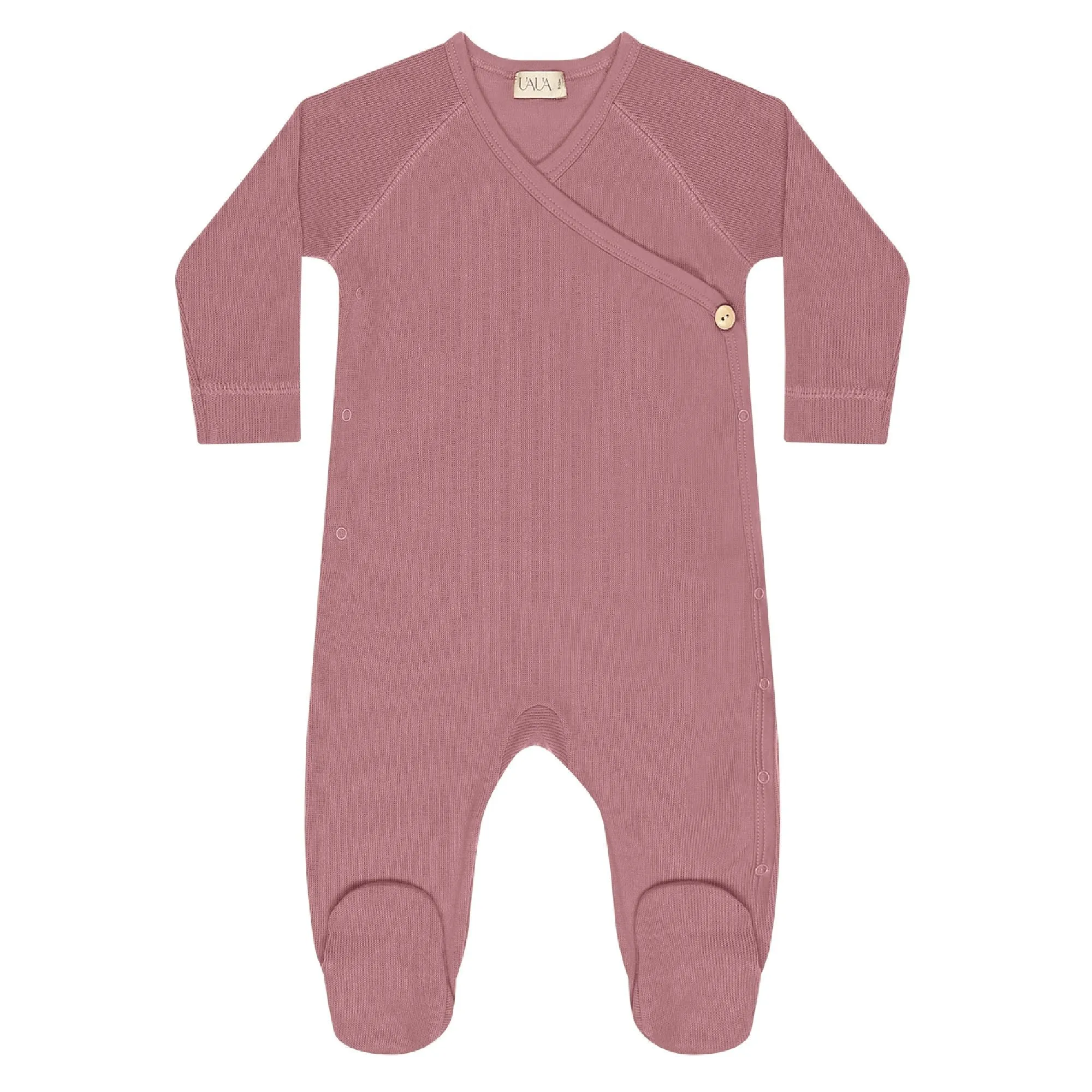 UAUA Collections Kimono Footie with Snap Button