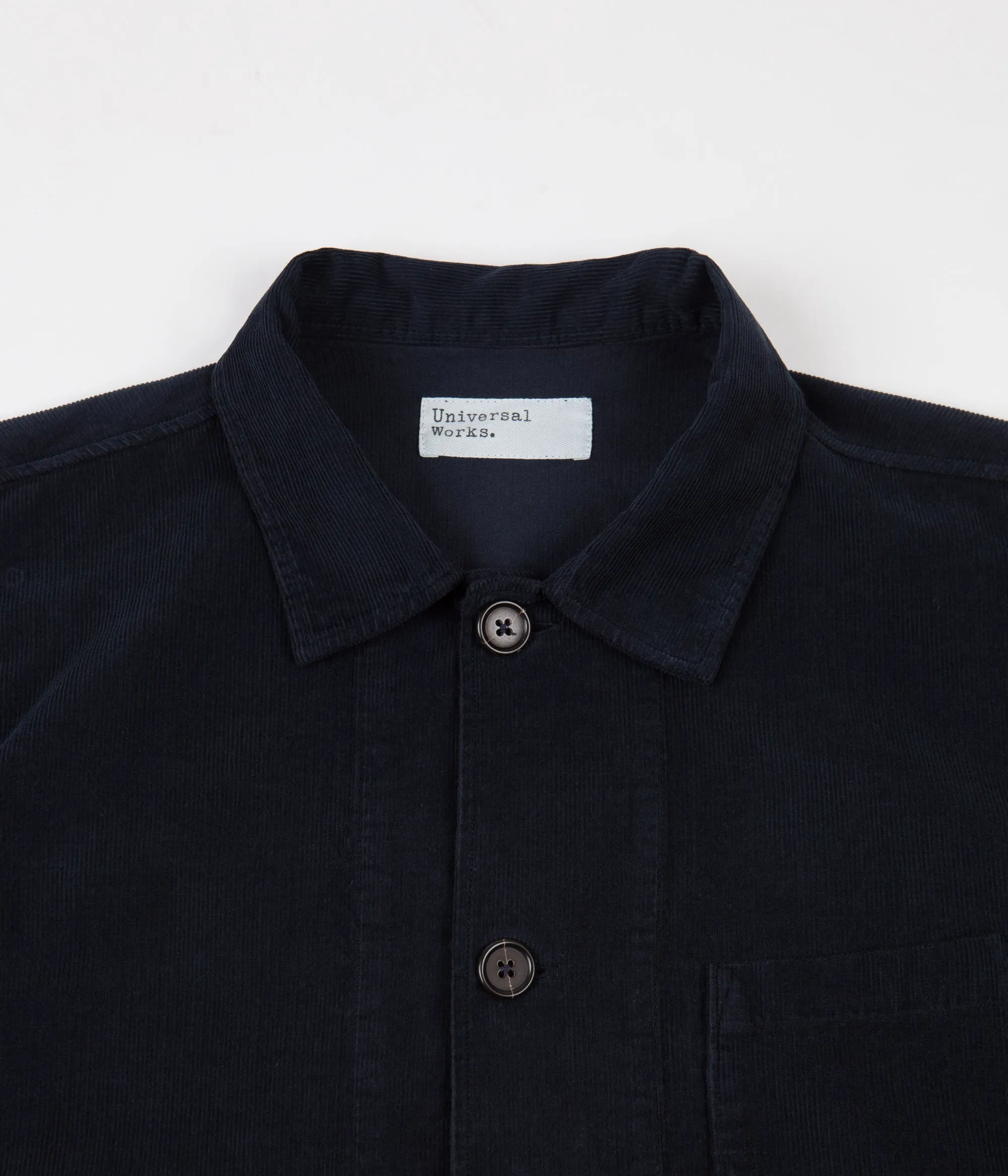 Universal Works Bakers Overshirt - Navy
