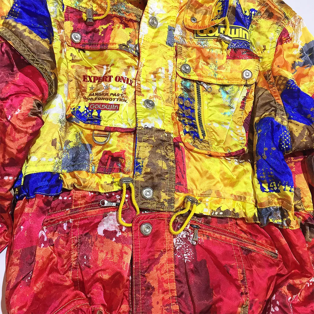 Vintage Goldwin Abstract Pattern Jacket and Pants Set