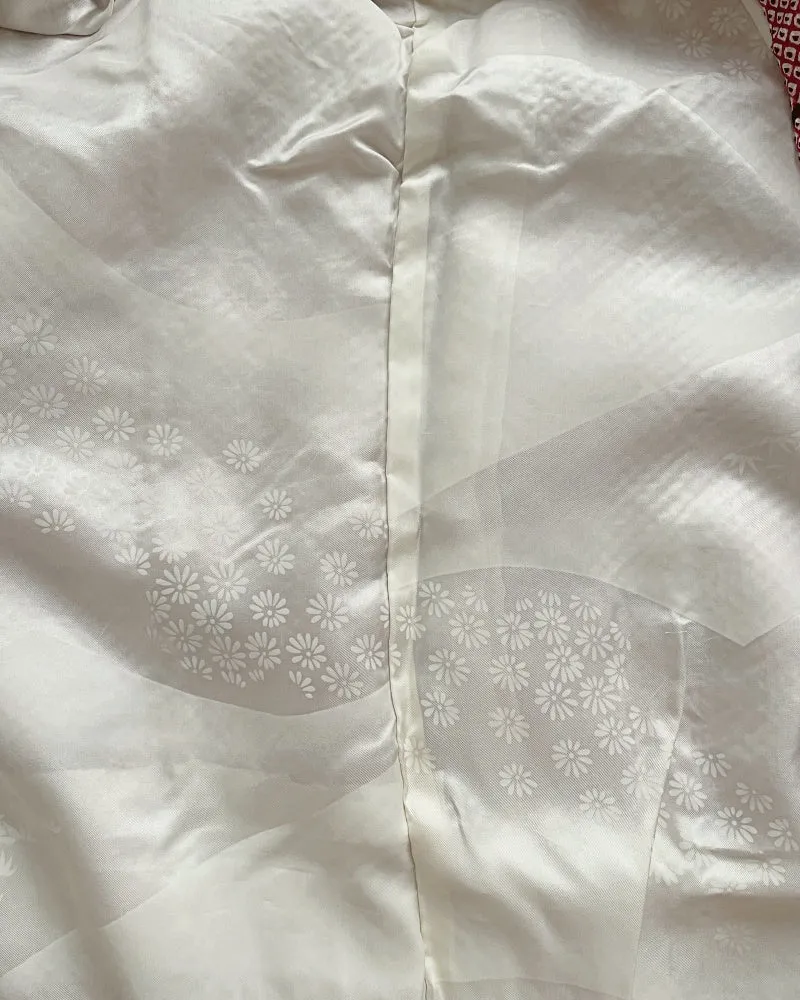 Waves Pattern Shibori Kimono Jacket