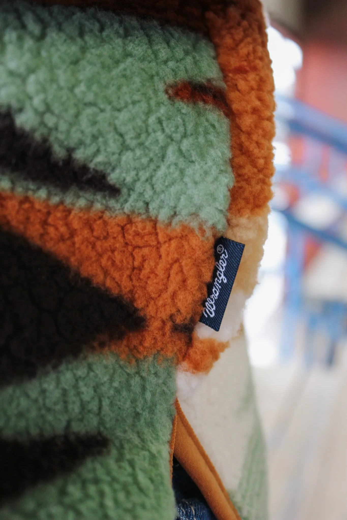 Women's Wrangler Retro Aztec Brown Sherpa Pullover