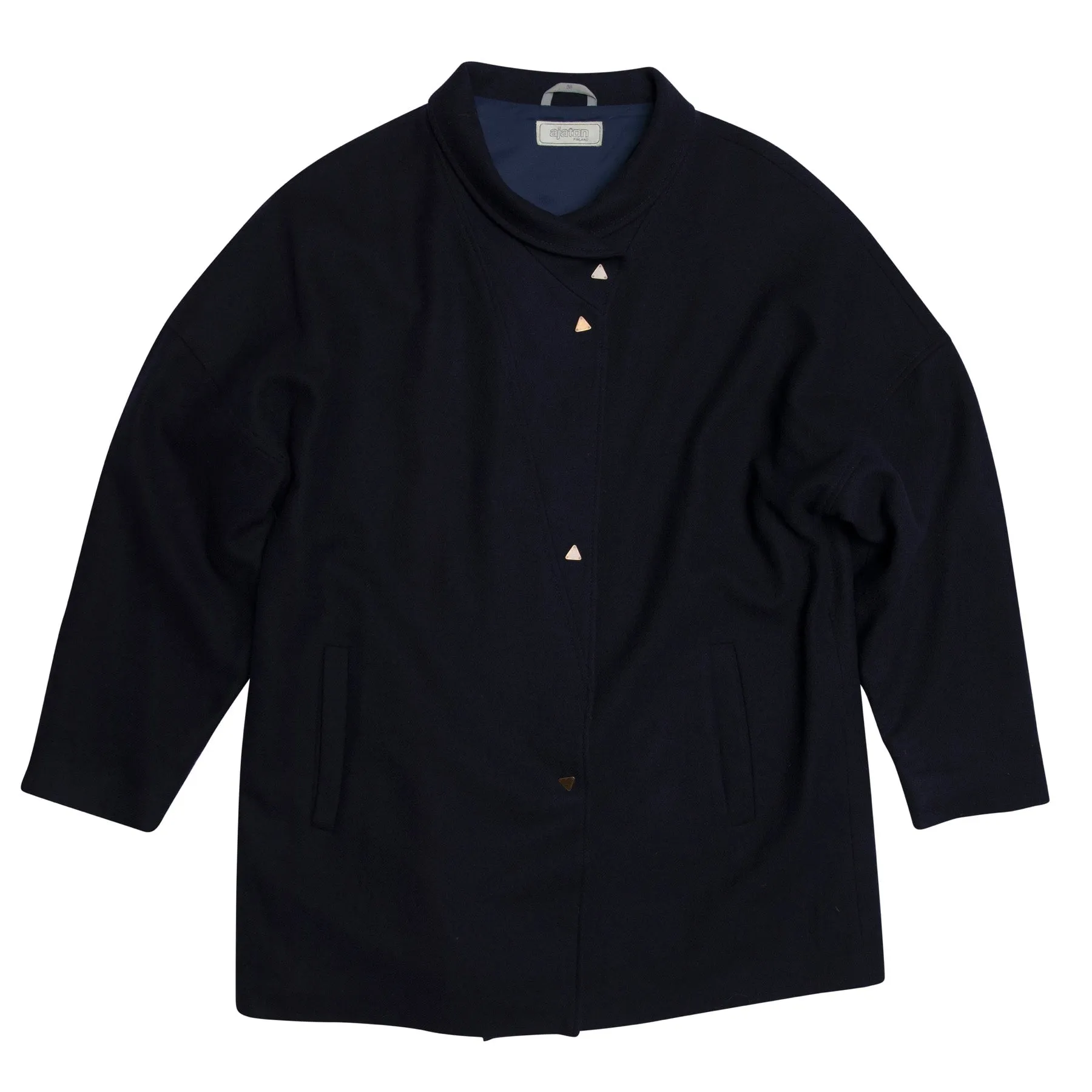 Wool Nylon Melton Kimono Jacket