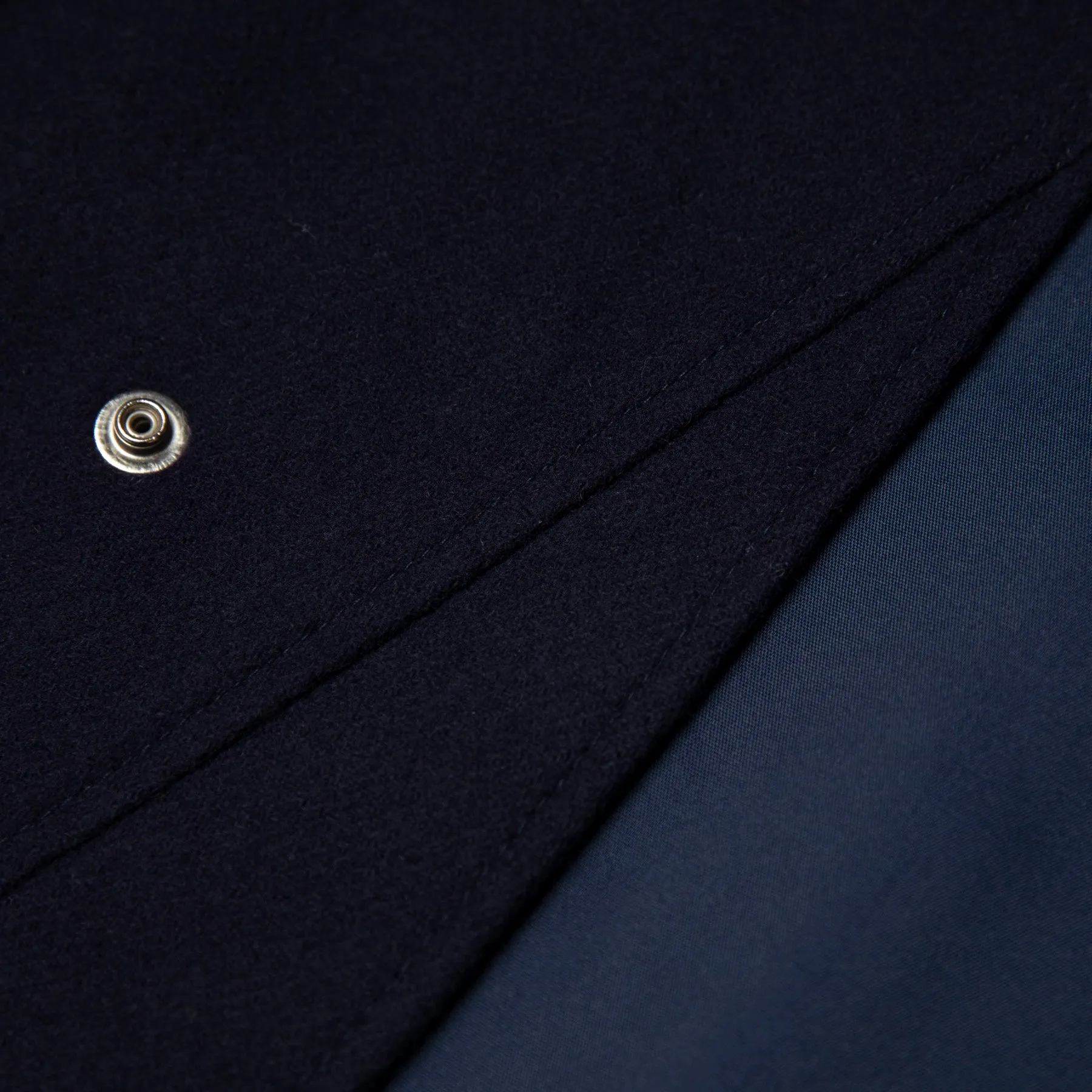 Wool Nylon Melton Kimono Jacket