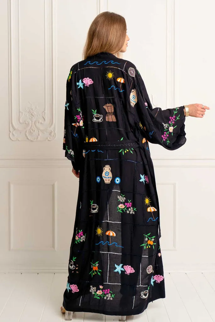 Zaimara Mediterranean Jewel Kimono