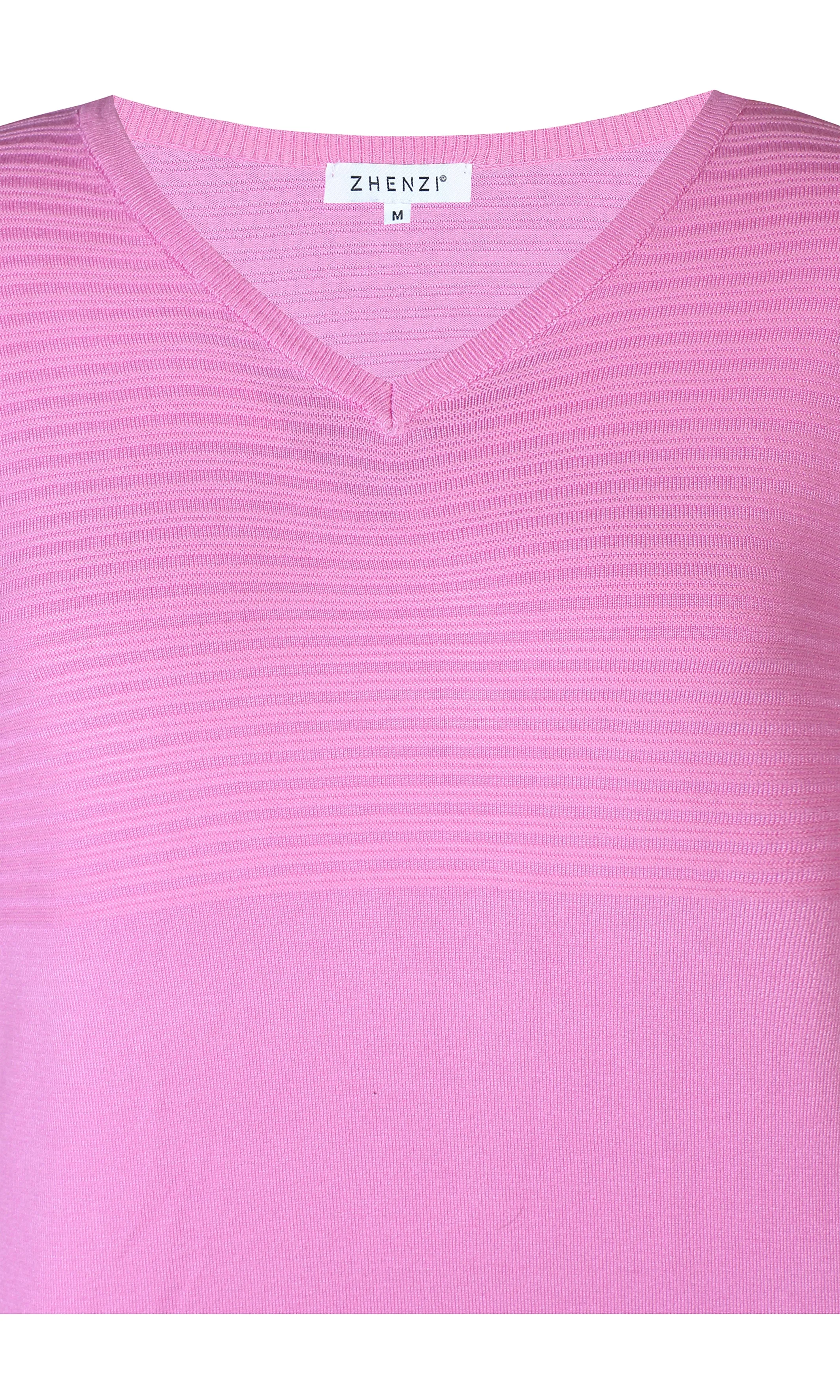 ZHENZI KOGLE PULLOVER CYCLAMEN PINK